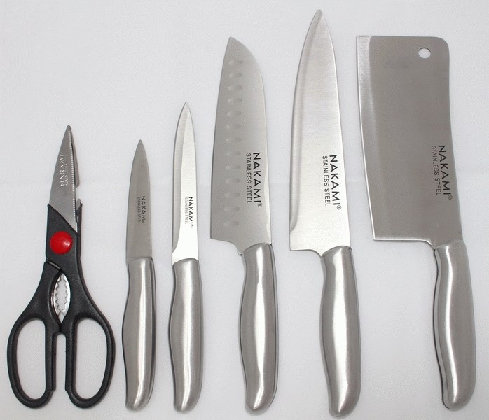 Jual Nakami Pisau Set Stainless Steel Nk Ks668 Dapur Jual Nakami Pisau Set Stainless Steel Nk Ks668 Dapur Laris Manis Tokopedia