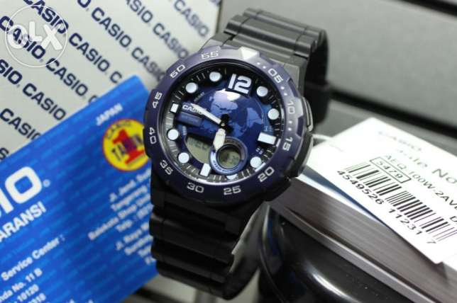 jual jam tangan casio aeq 100w 2avdf original trans jual jam tangan casio aeq 100w 2avdf original trans