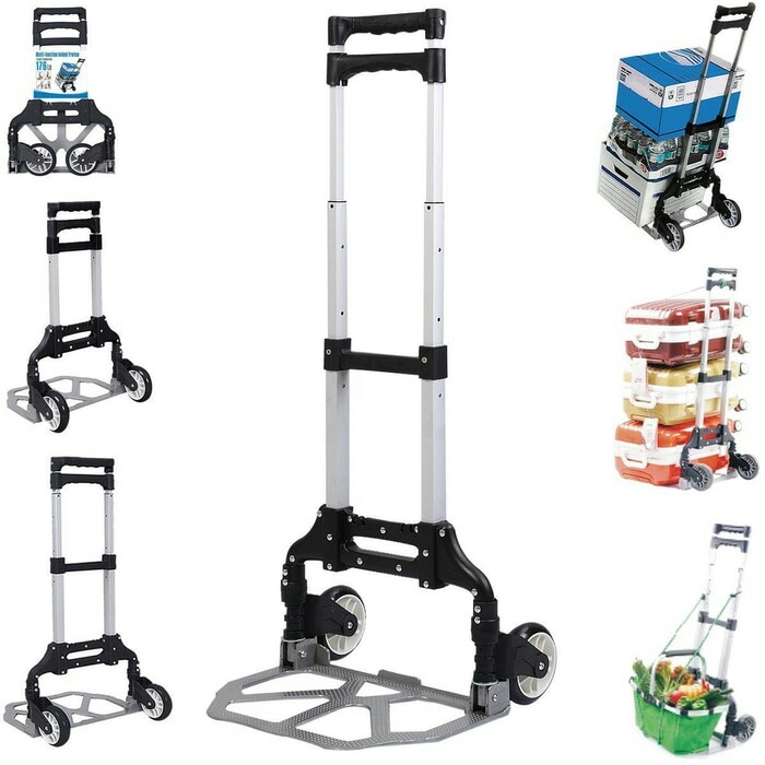 Trolly Lipat Serbaguna Pengangkut Barang Multifunction Folded Trolley