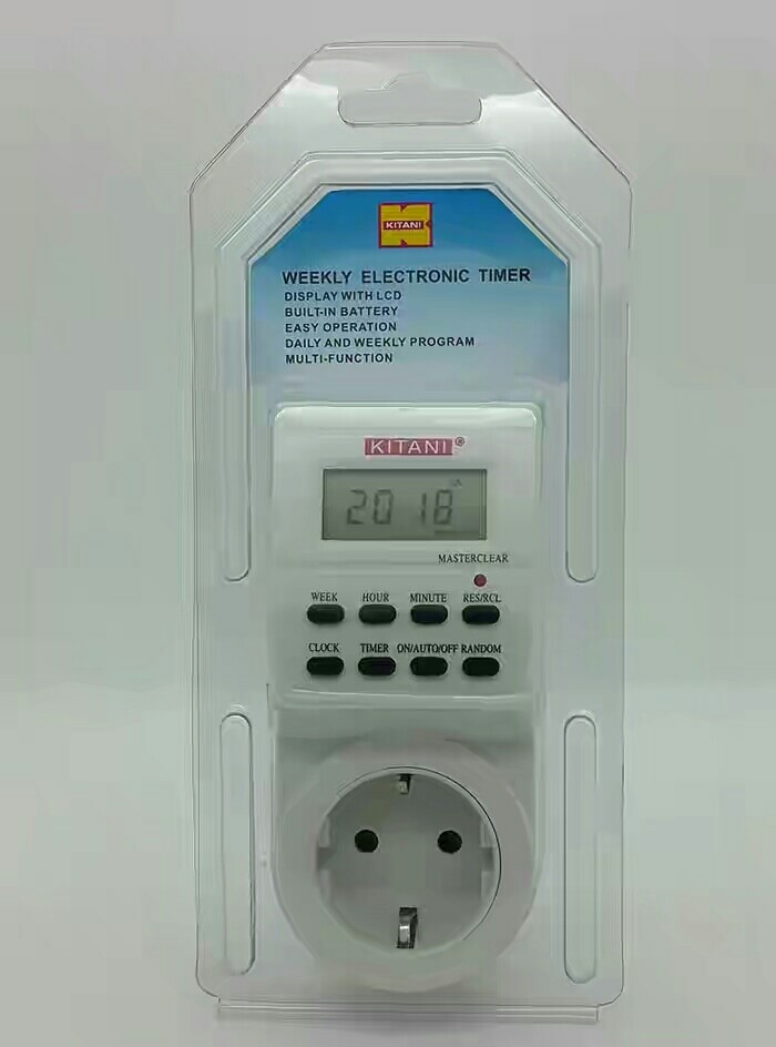 Stop Kontak Digital Timer Programmable Elektronik Listrik Rumah Tangga