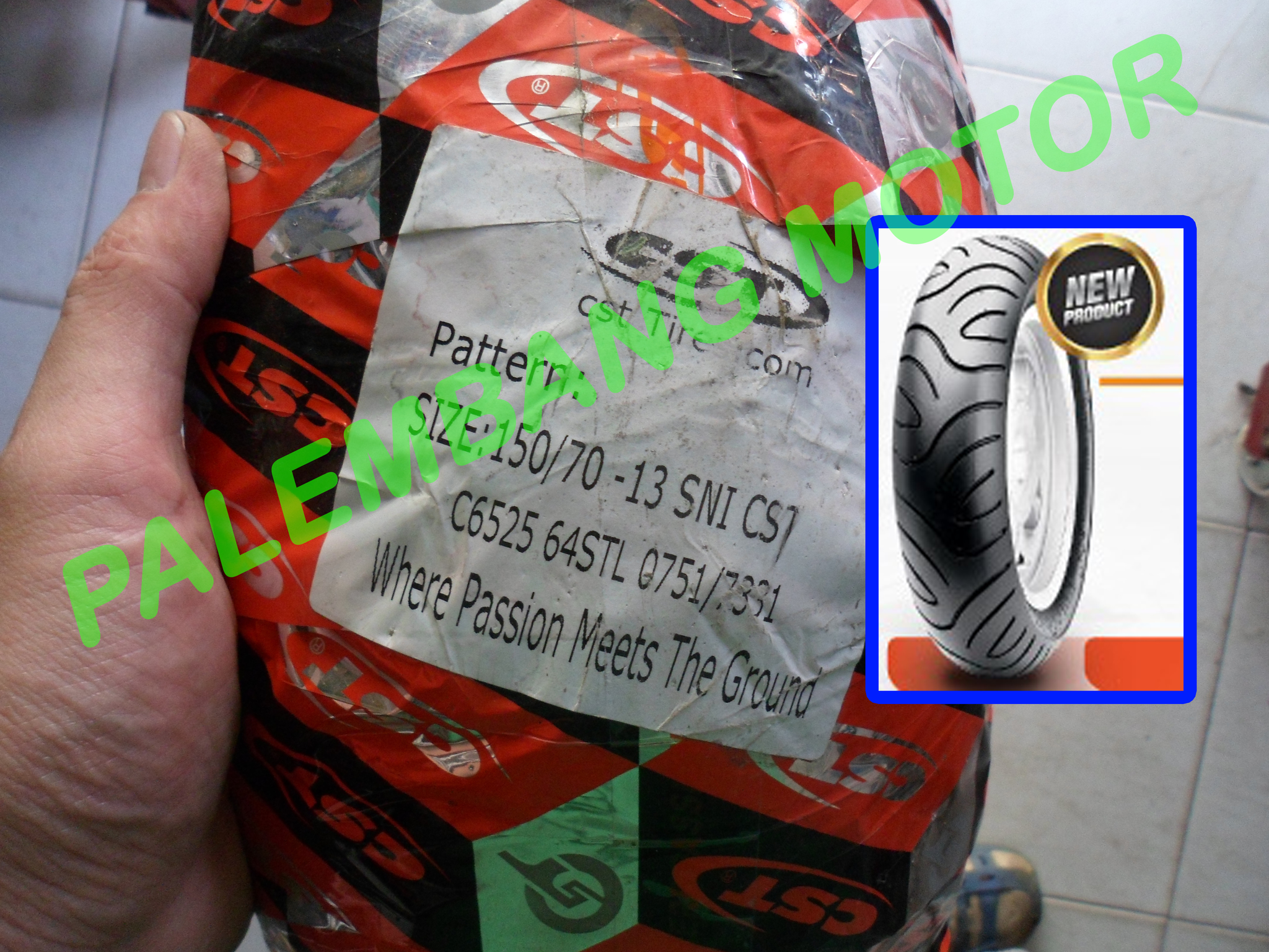 Jual BAN NMAX 13 CST C6525 C 6525 UKURAN 150 70 13 Palembang