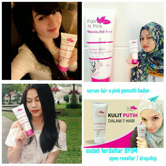 jual fair n pink serum whitening 160m original jual fair n pink serum whitening 160m original