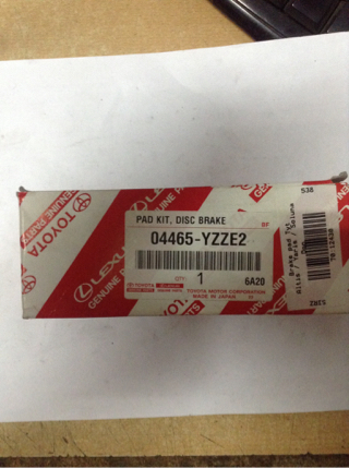 jual brake pad kas rem depan toyota yaris quot 12430 quot 04465 yzze2 jasutra motor jual brake pad kas rem depan toyota yaris quot 12430 quot 04465 yzze2 jasutra motor