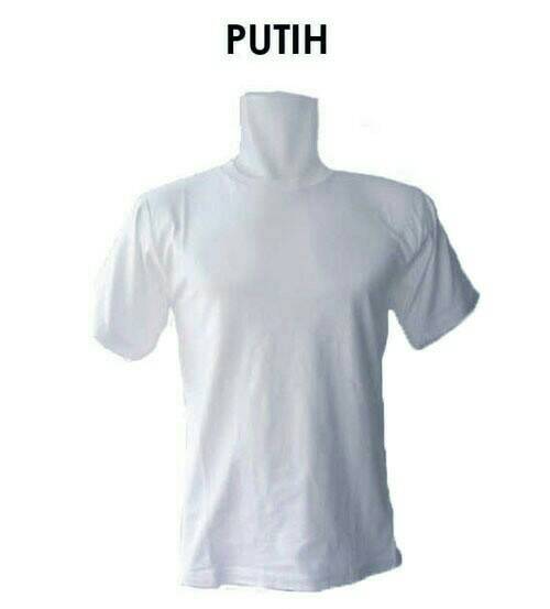 jual kaos polos putih bahan cotton combed size jual kaos polos putih bahan cotton combed size