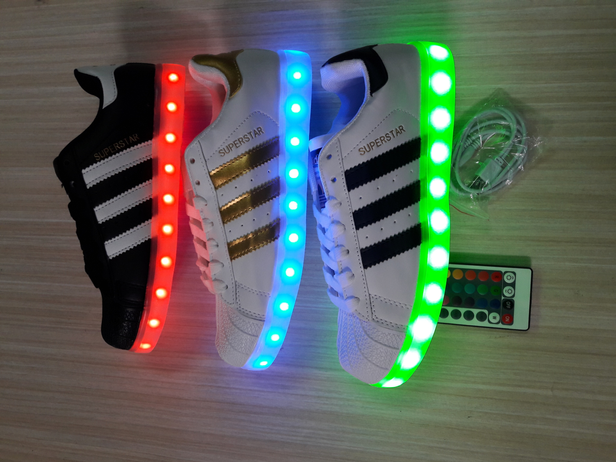 adidas superstar led