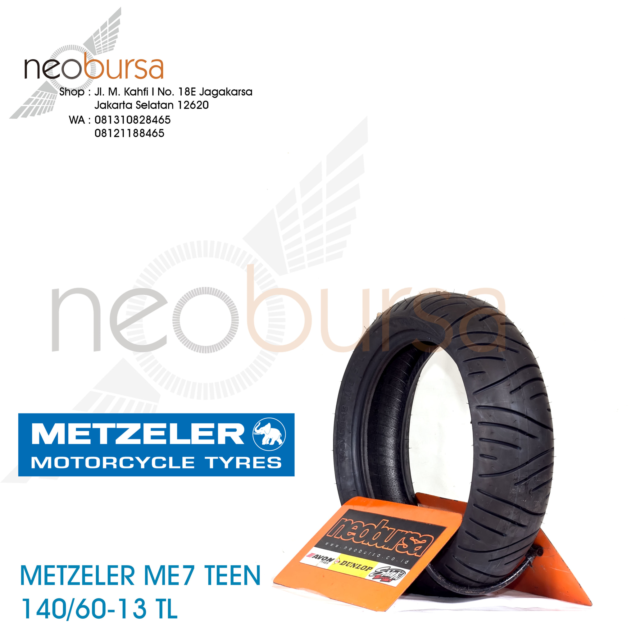 Jual Ban METZELER ME7 TEEN R 140 60 13 TL NMAX SCOOTER