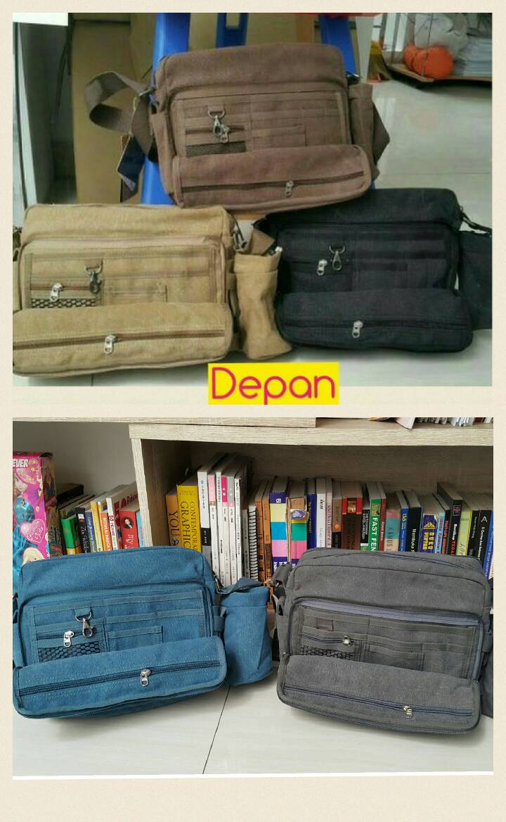 jual tas selempang kanvas mjh tempat bottle yeakh jual tas selempang kanvas mjh tempat bottle yeakh