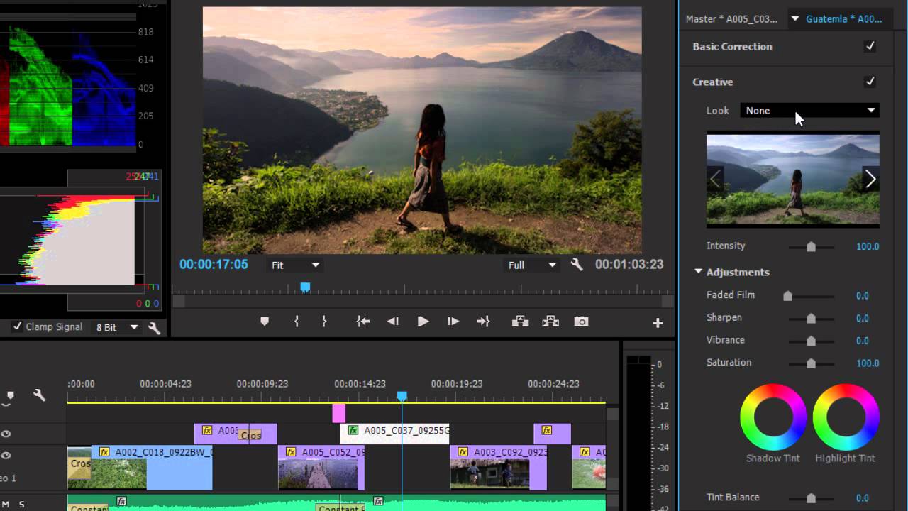 Как сделать эффект съемки rec в adobe premiere pro cc