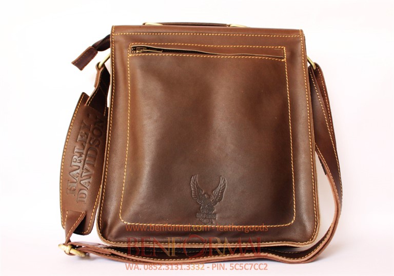 jual tas harley davidson selempang thds 057 kulit sapi asli benformal leather jual tas harley davidson selempang thds 057 kulit sapi asli benformal leather