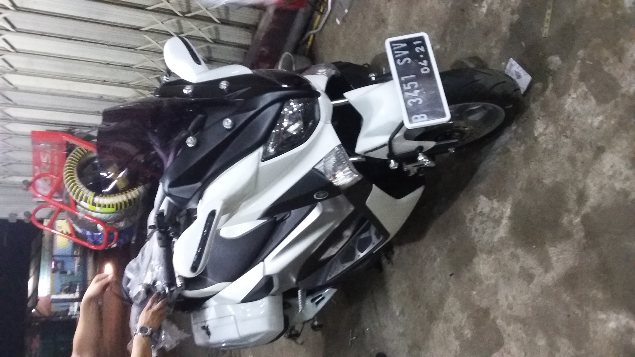 Jual Box Samping Nmax Paket Spion Dan Tameng Paruh Burung Plus