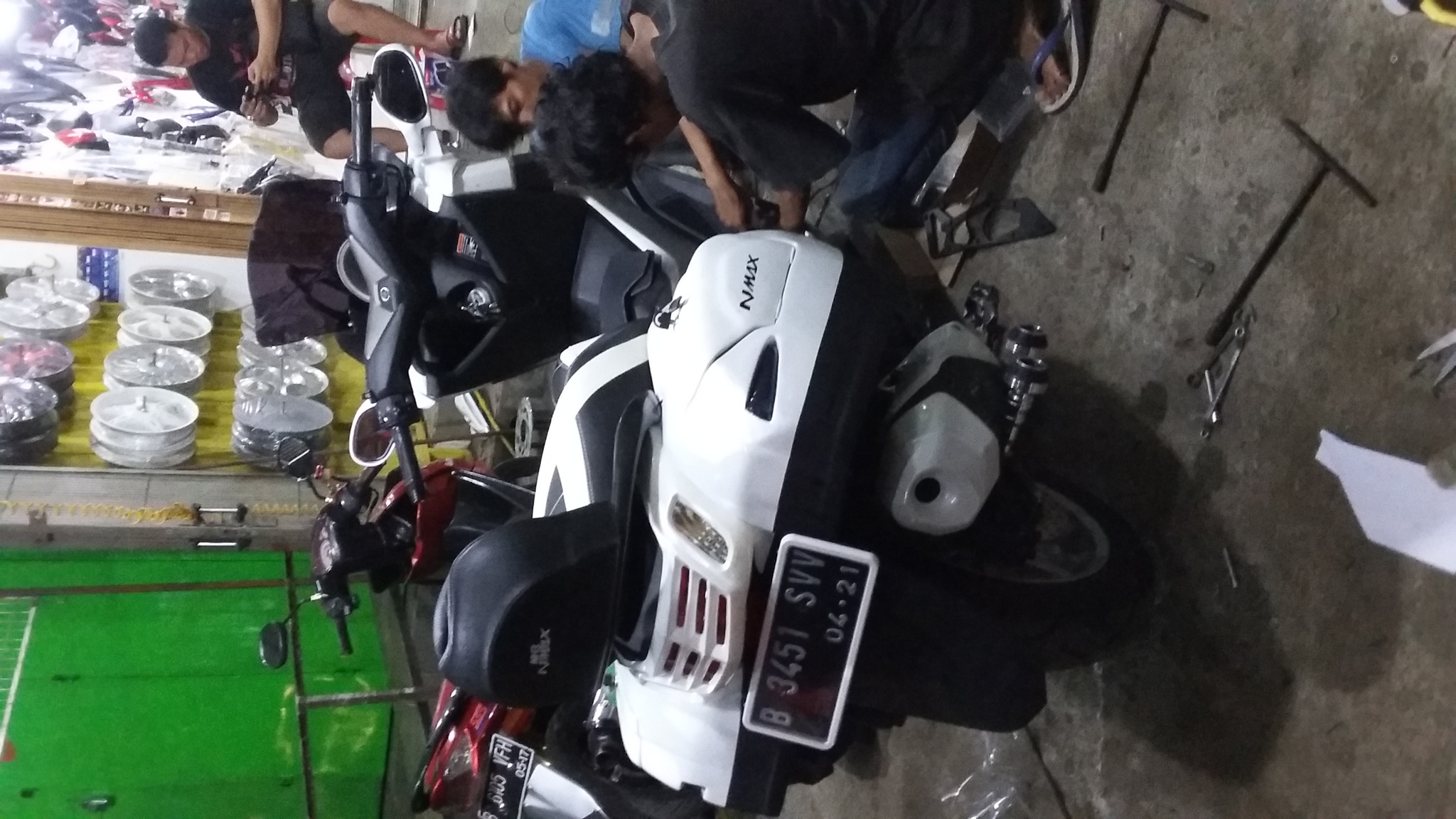 Jual Box Samping Nmax Paket Spion Dan Tameng Paruh Burung Plus