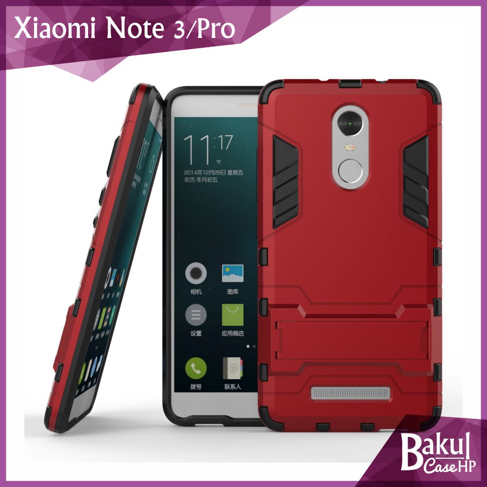Jual Shockproof Armor Casing Hard Soft Case Xiaomi Redmi Note 3 Obral Oem Spigen Transformers Iron