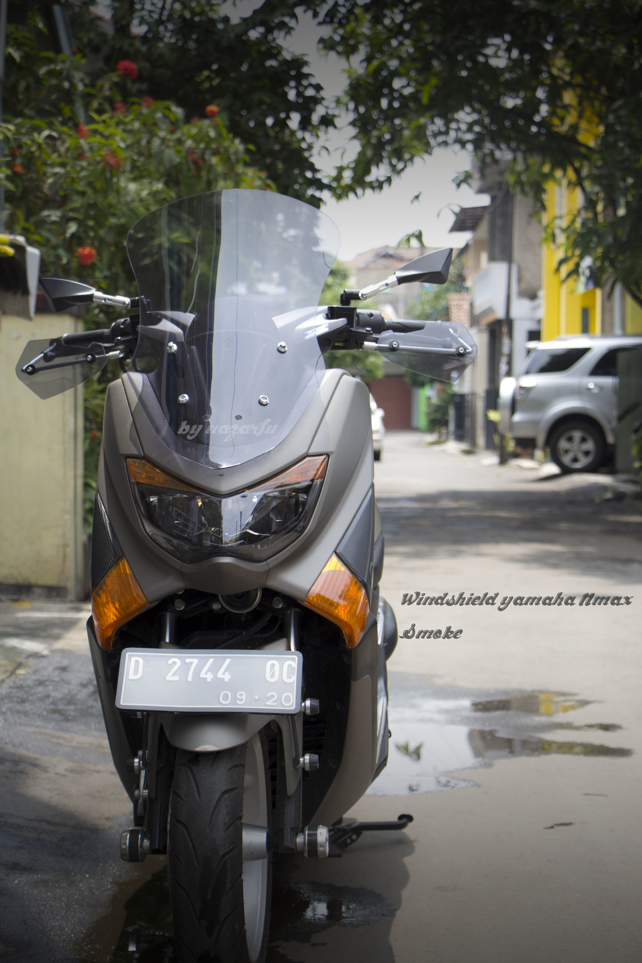 Jual Kaca Motor Yamaha Nmax Windshield Dark Smoke Visor Shield
