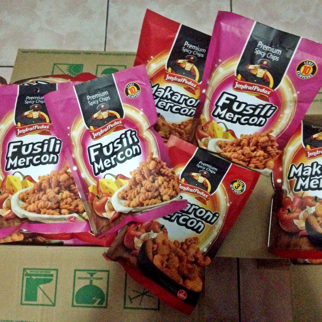 Jual Fusili Dan Makaroni jendral pedas READYY BOSS !!! - bill's store | Tokopedia