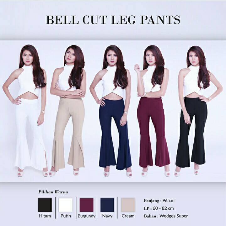 ... Harga 168 Collection Celana Alexis Kulot Pant Navy Terbaru Hari Source Ulasan Produk Bell Cut Leg