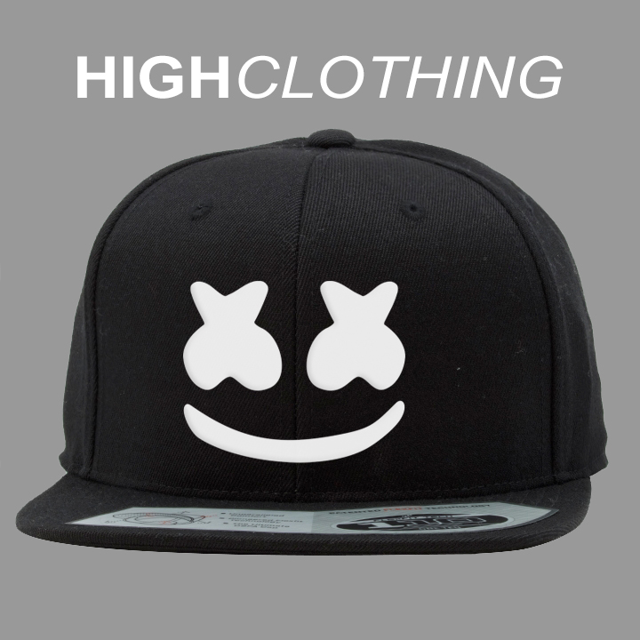 jual topi marshmello sablon flocking timbul bludru high clothing jual topi marshmello sablon flocking timbul bludru high clothing