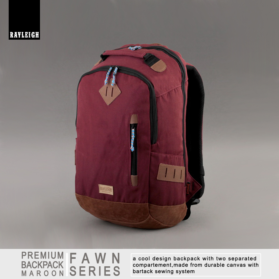 jual tas ransel fawn maroon backpack fawn warna merah jual tas ransel fawn maroon backpack fawn warna merah
