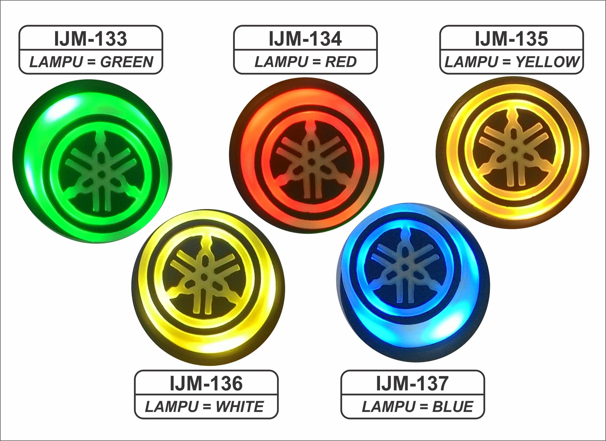 Jual Emblem Yamaha Led Emblem Yamaha Light Aksesoris Nmax