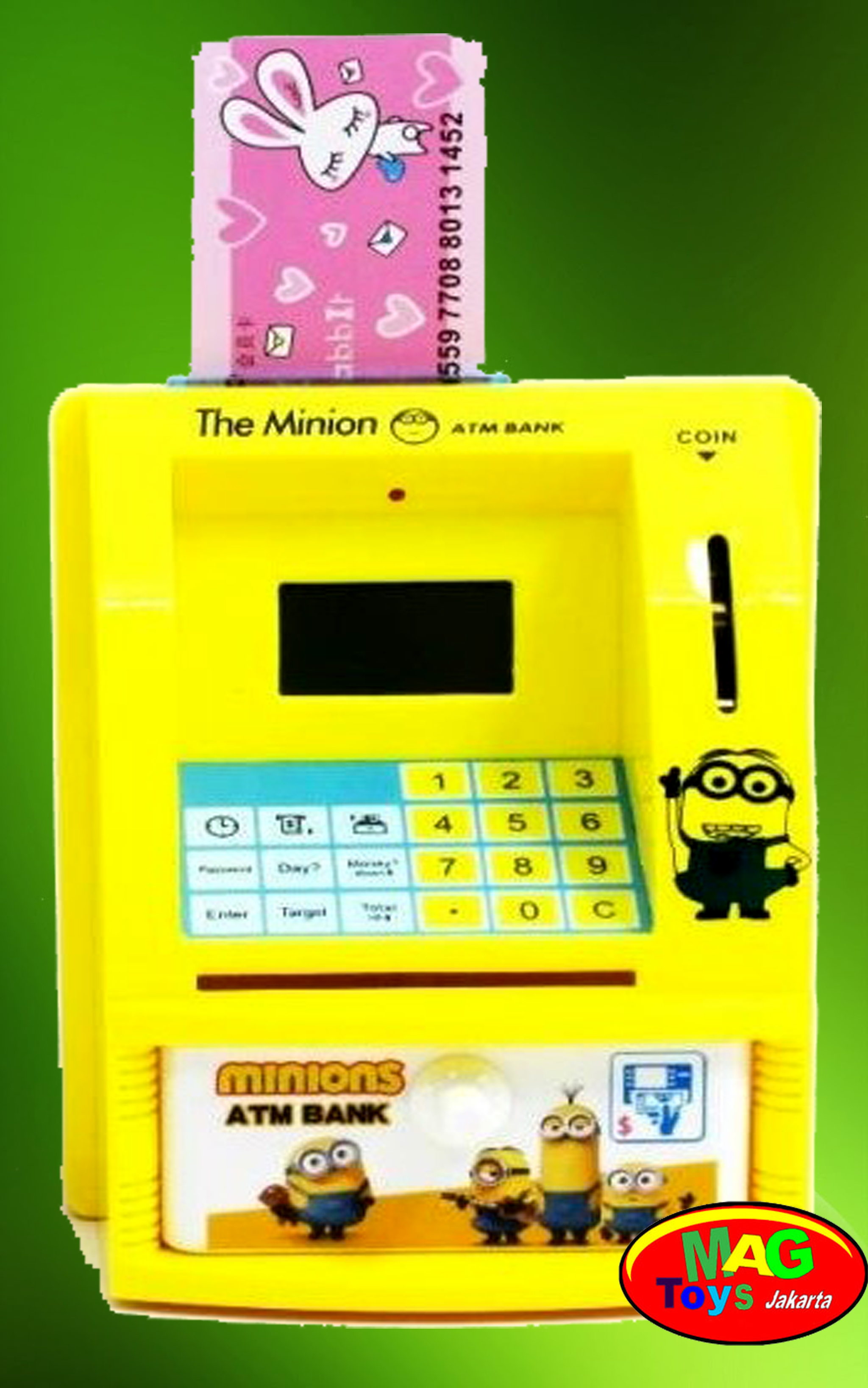 jual atm mini bank minion celengan mag toys jual atm mini bank minion celengan mag toys