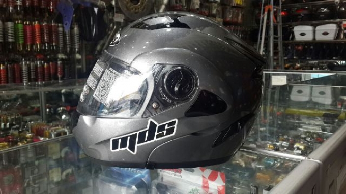 Mds Pro Rider Solid Biru Gratis Rantai Anti Maling Page 3 Daftar Source · Helm MDS