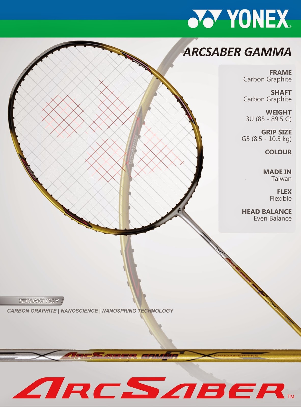 jual raket badminton yonex arcsaber gamma 100 original jual raket badminton yonex arcsaber gamma 100 original