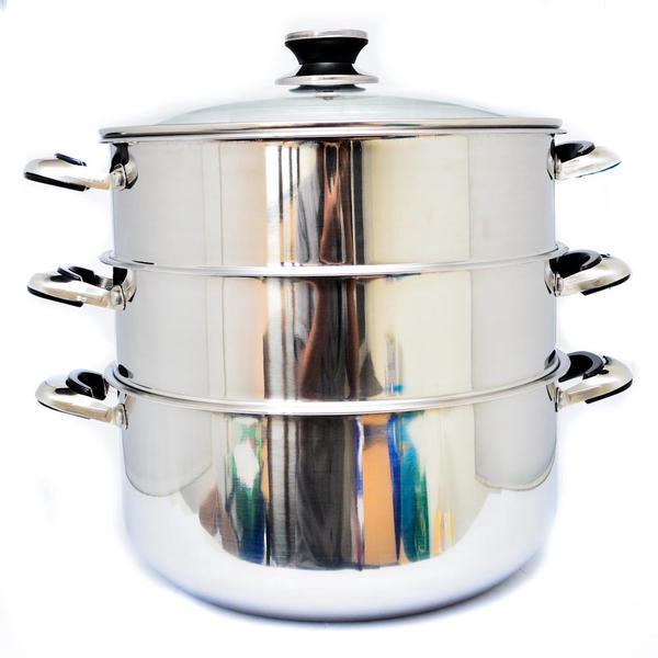 Jual Panci Supra Steamer Pengukus 3 Susun 32cm Lilien jual panci supra steamer pengukus 3 susun 32cm lilien