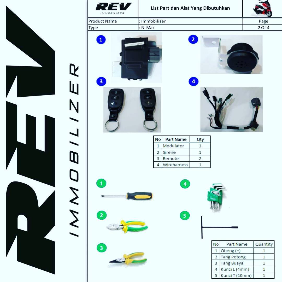 Jual Alarm Yamaha NMax REV Immobilizer NMax Permanatriaz