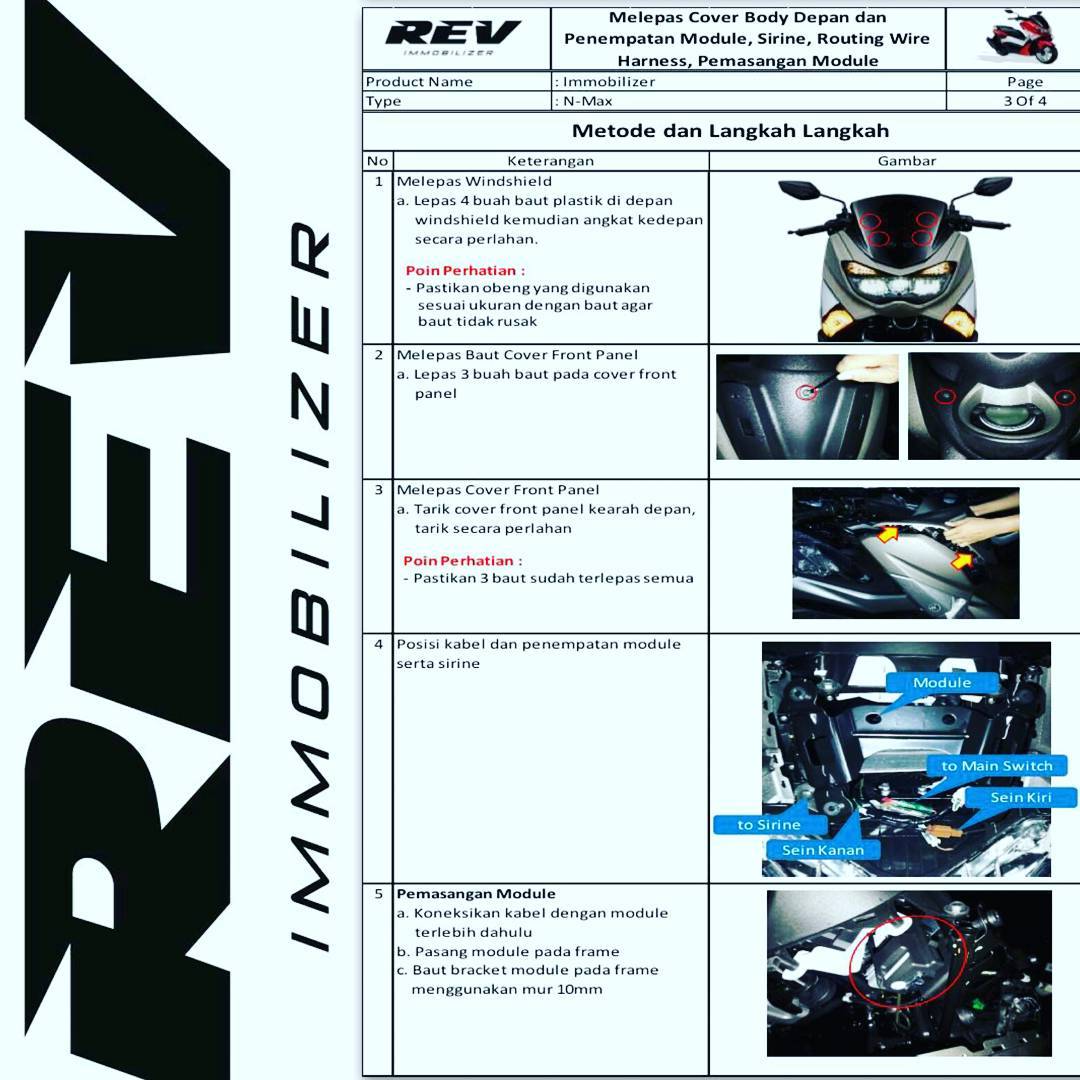 Jual Alarm Yamaha NMax REV Immobilizer NMax Permanatriaz