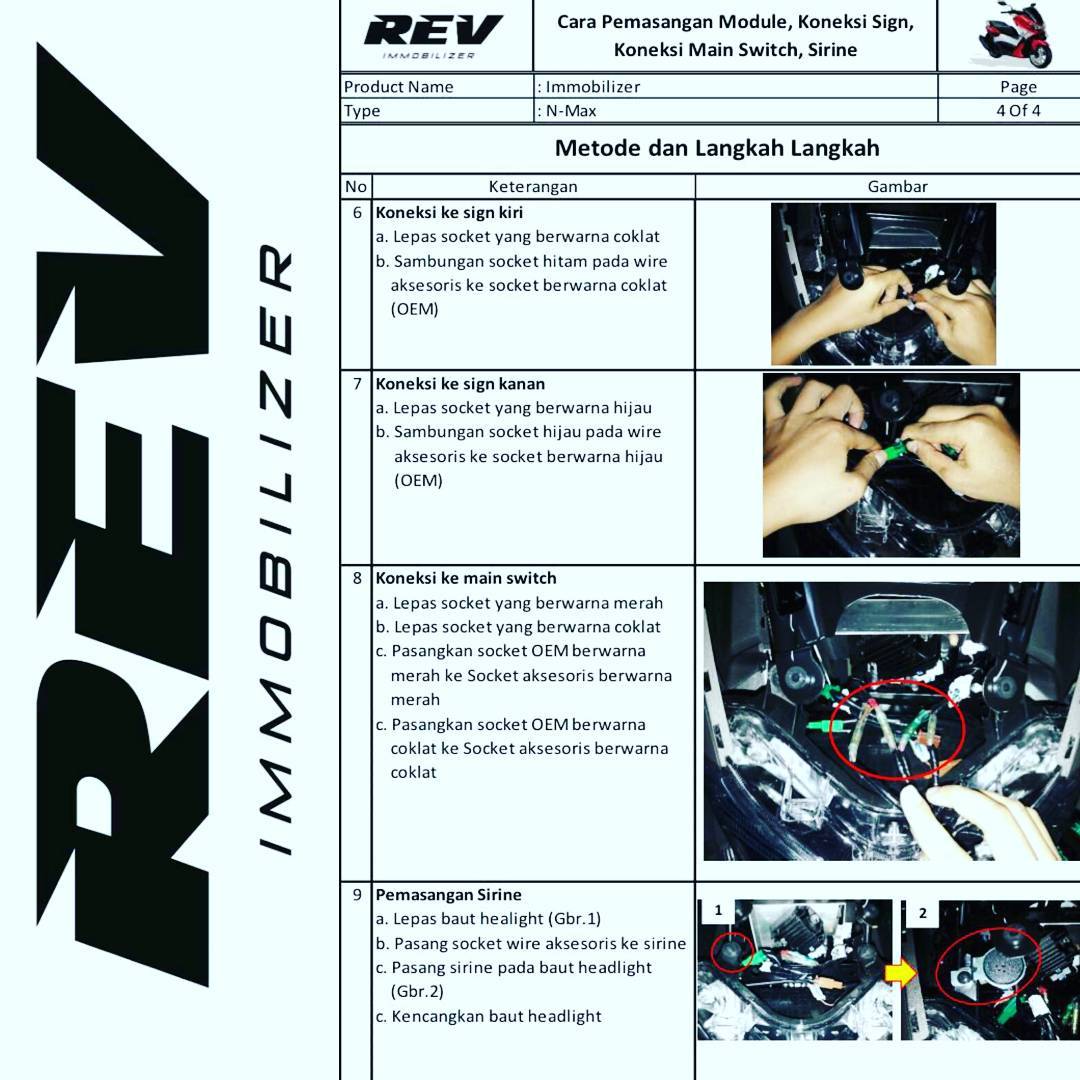 Jual Alarm Yamaha NMax REV Immobilizer NMax Permanatriaz