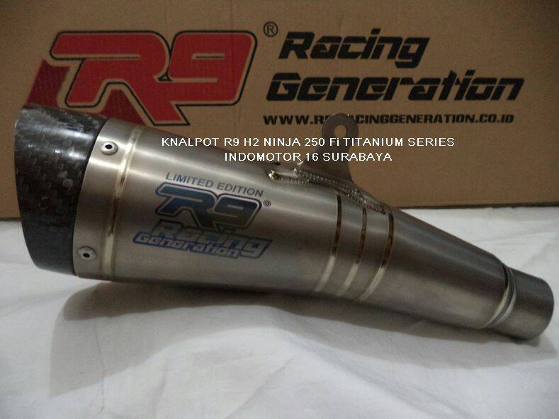 jual knalpot r9 h2 250 fi system titanium series indomotor 16 jual knalpot r9 h2 250 fi system titanium series indomotor 16