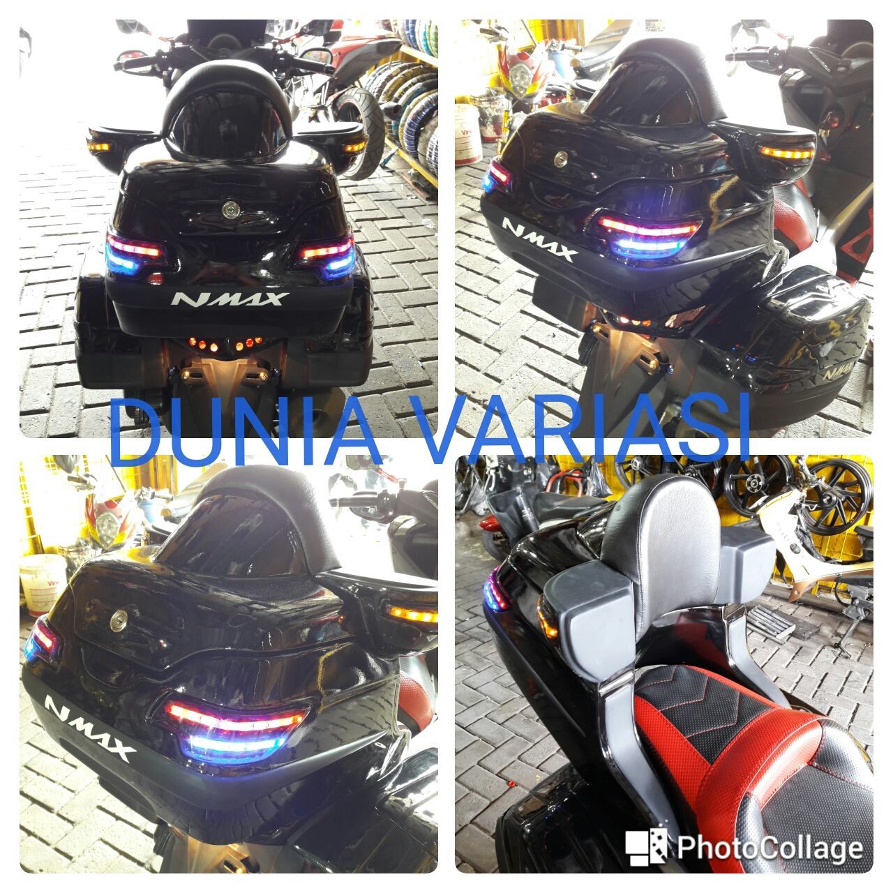 Jual Top Box Belakang NMAX Kualitas Mantap DUNIA VARIASI Tokopedia