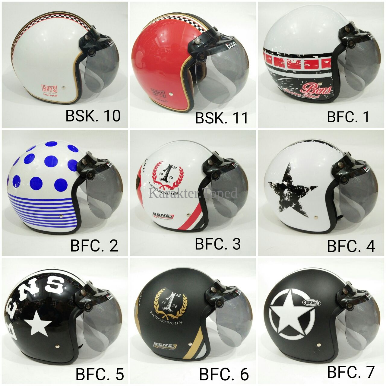 harga helm retro bogo asli merk bens cat berbagai harga helm retro bogo asli merk bens cat berbagai