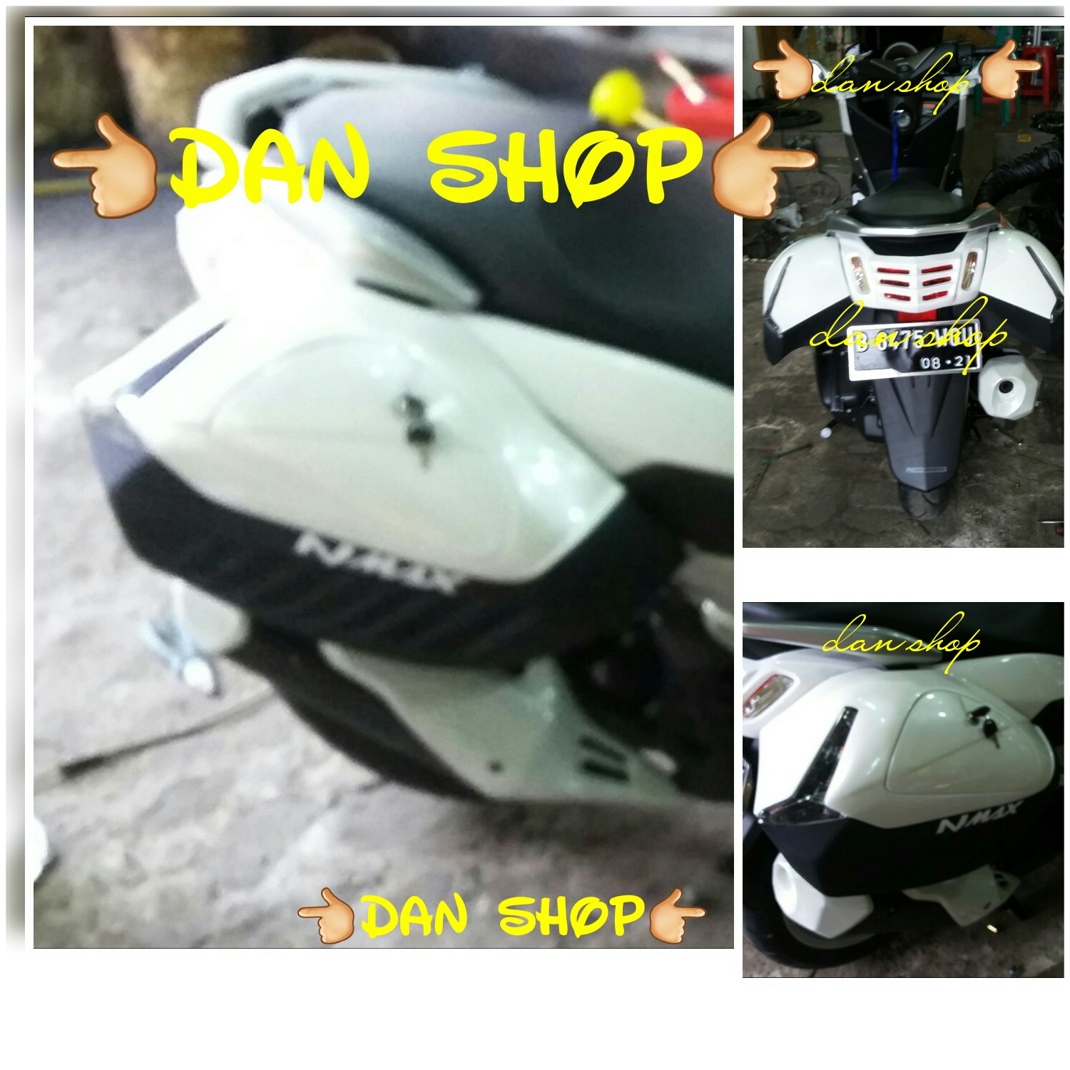 Jual Side Box Box Samping Nmax Plus Cover Knalpot DAN SHOP