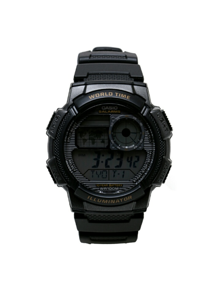 Jam Casio AE-1000W-1A (100{0cba6ab08df277df19ce8f4d7ebabb3be1366aa5cf62767fb3bb389c6668479e} ORIGINAL) Garansi 1Th Water Resist 100M
