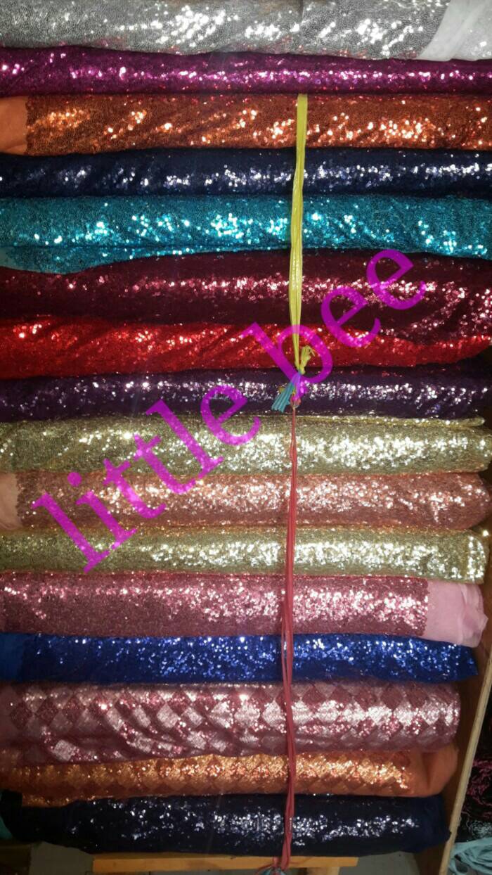Jual Kain Sequin Meteran Bee 26 jual kain sequin meteran bee 26
