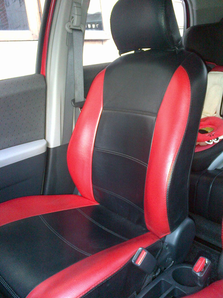 jual sarung jok kulit second merah hitam toyota yaris 2011 jual sarung jok kulit second merah hitam toyota yaris 2011