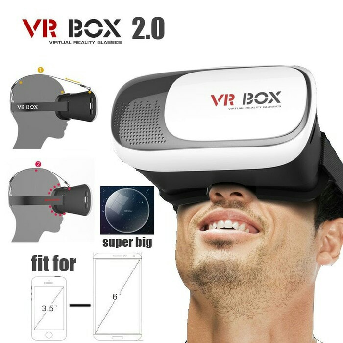 VR BOX 2.0 Virtual Reality 3D Aksesoris Handphone