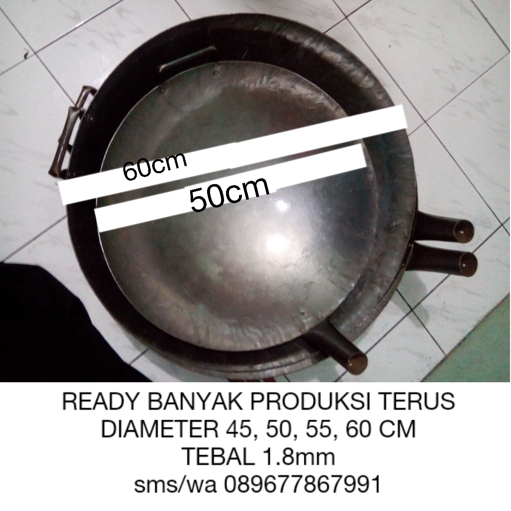 jual wajan penggorengan nasi goreng diameter 50cm langsung jual wajan penggorengan nasi goreng diameter 50cm langsung