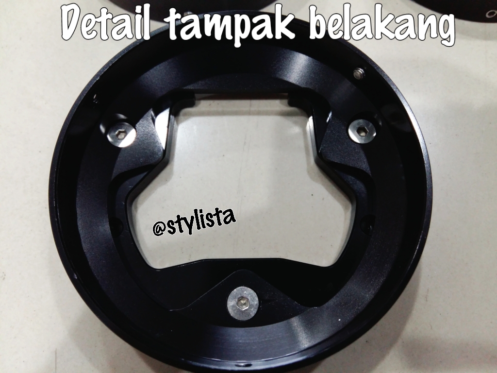 Jual Tutup Cover Bensin Nmax Full CNC Model BIKERS Aksesoris Motor
