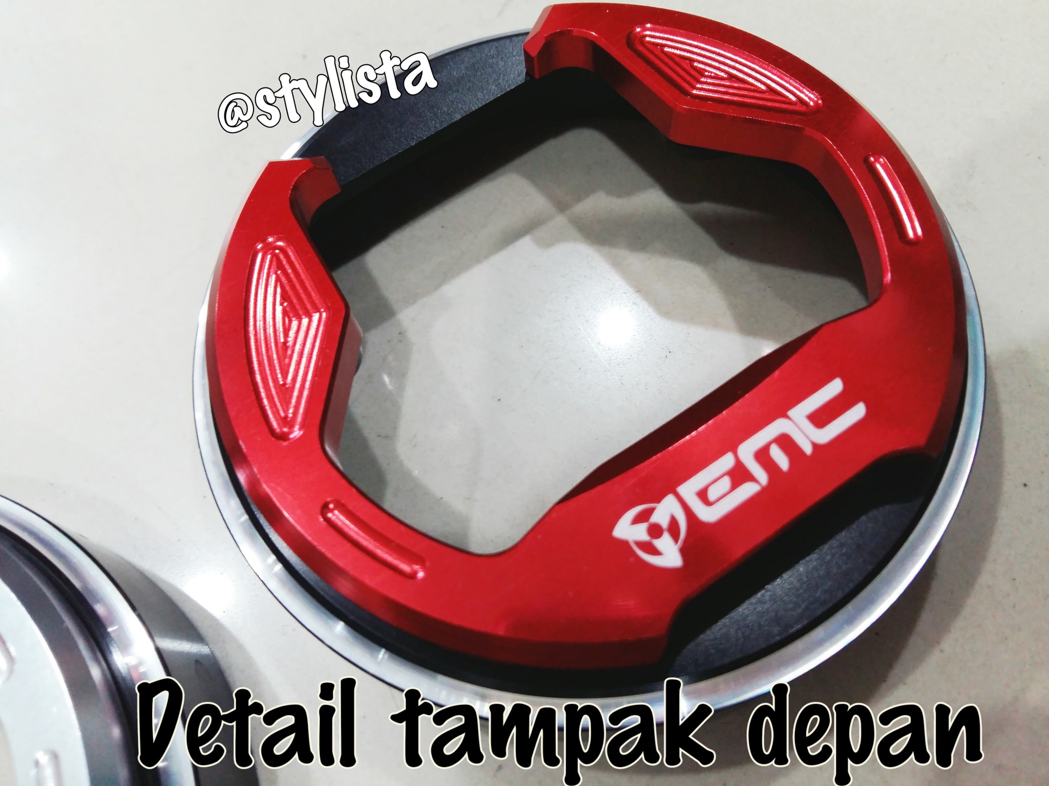 Jual Tutup Cover Bensin Nmax Full CNC Model BIKERS Aksesoris Motor