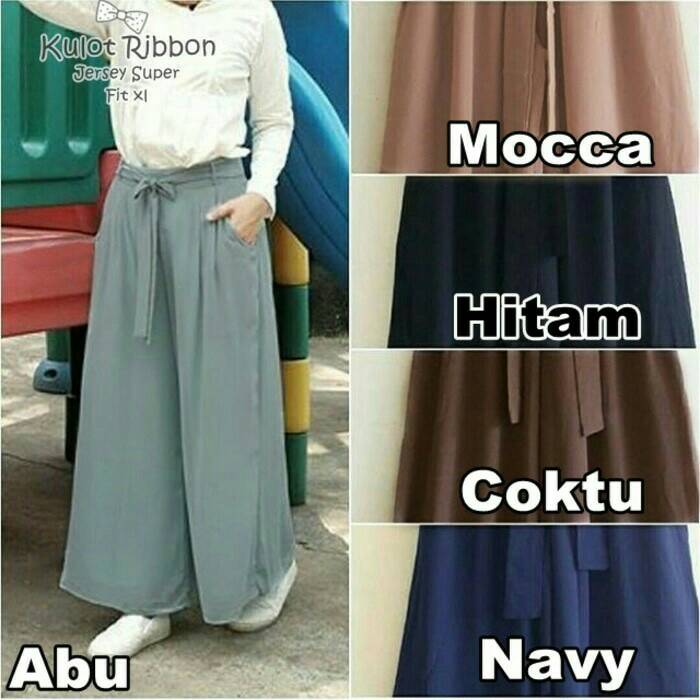 Celana pendek jeans wanita jumbo hot pant short pant Vanie. Source · Jual celana kulot
