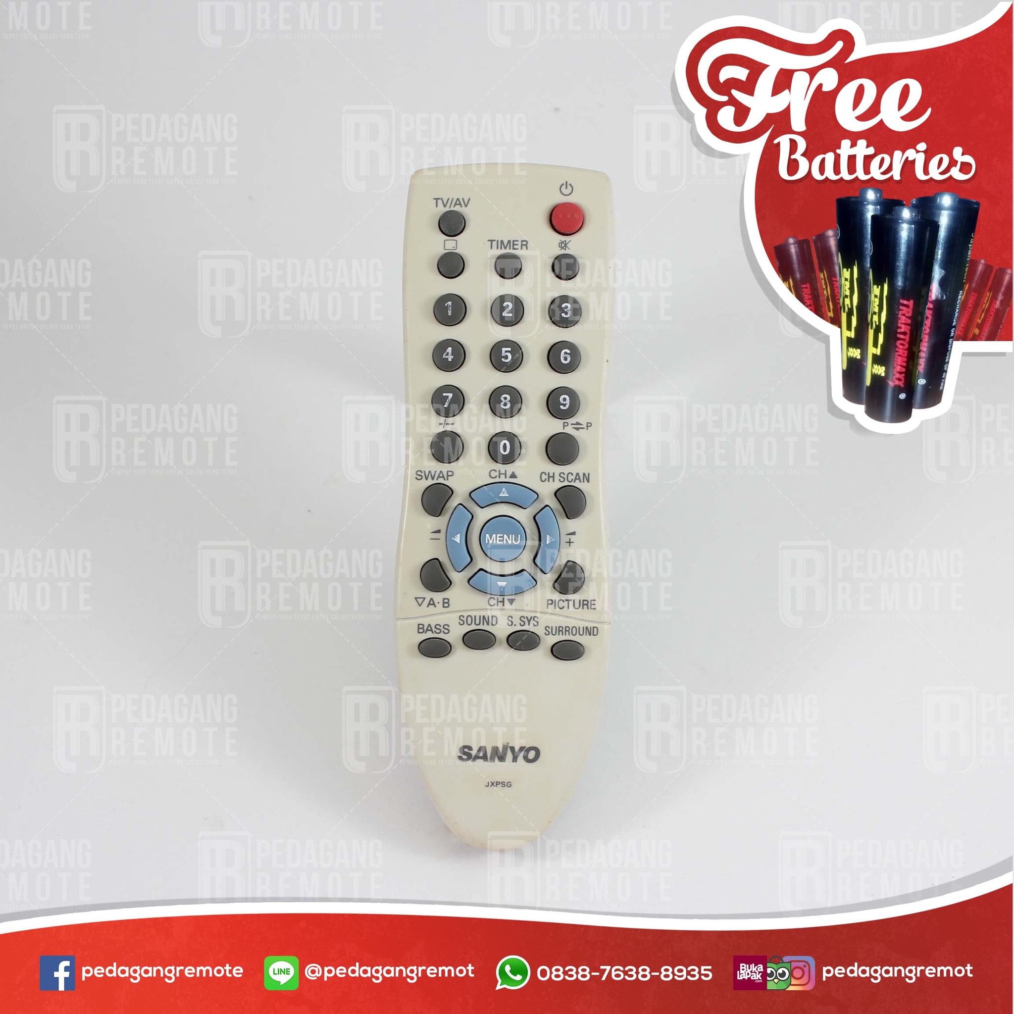 jual remot remote tv tabung crt sanyo original jxpsg jual remot remote tv tabung crt sanyo original jxpsg
