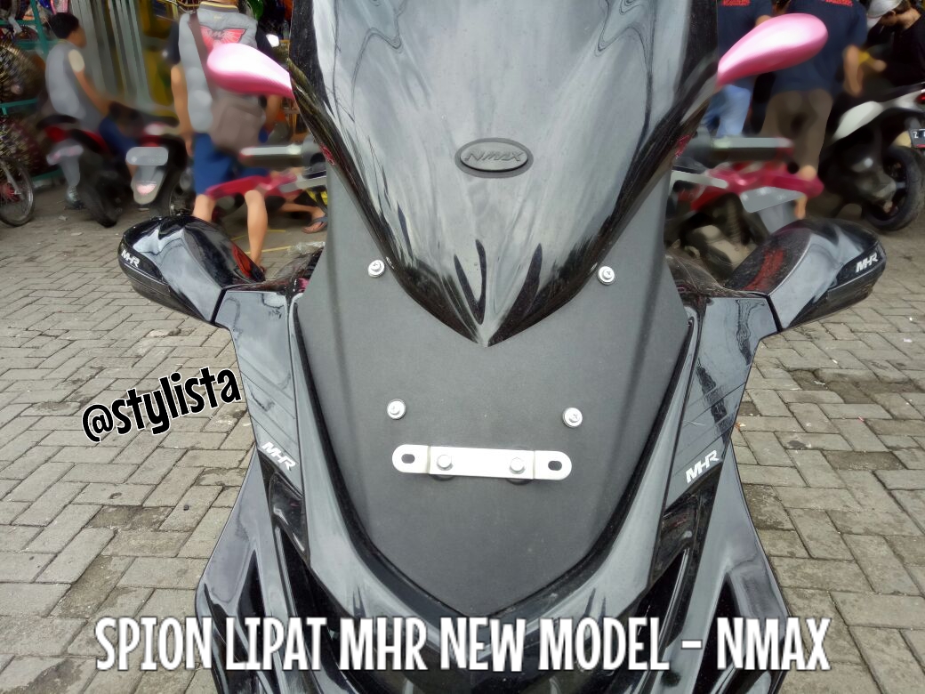 Jual NEW MODEL Spion Lipat MHR Bahan ABS Untuk NMAX Stylista