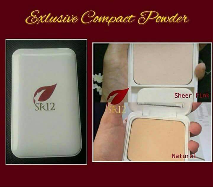 Bedak wajahExclusive Compact Powder SR12 Sheer pink & Natural (ASLI)