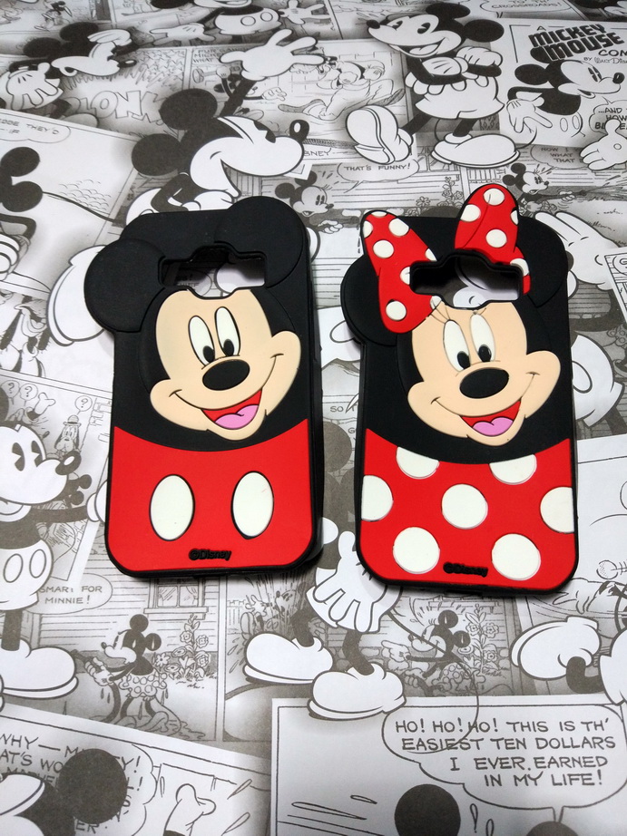 Samsung Galaxy J2 2015 J200 Silicone 3D Mickey Minnie Mouse Soft Case