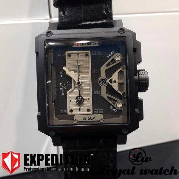 Expedition Original Pria E-6695 HITAM HITAM SILVER