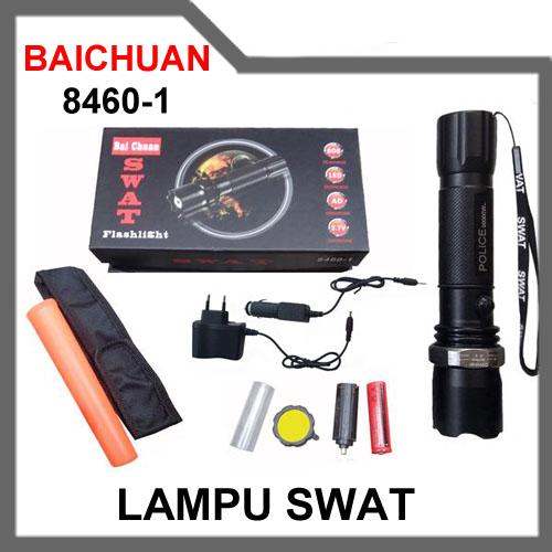 jual senter swat bai chuan tombol karet 8460 8460 jual senter swat bai chuan tombol karet 8460 8460