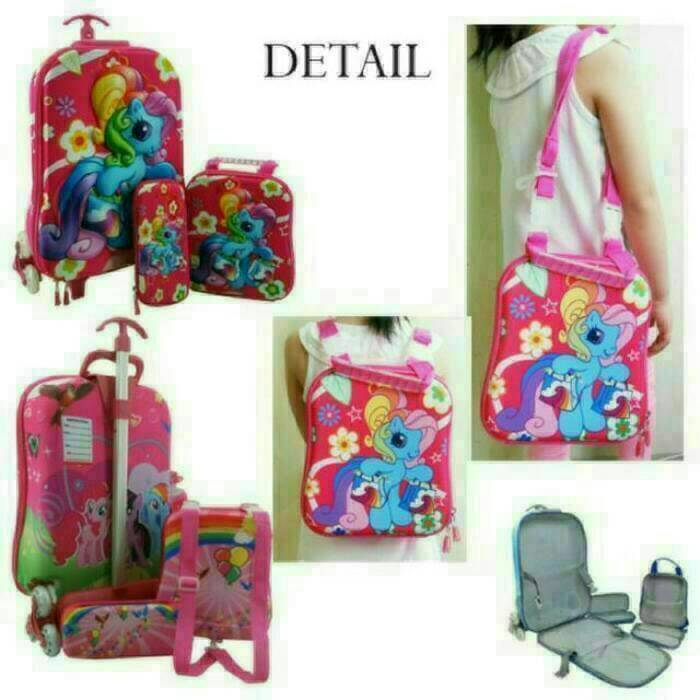 jual tas sekolah anak sd trolley import 3d 4in1 set 6 roda jual tas sekolah anak sd trolley import 3d 4in1 set 6 roda