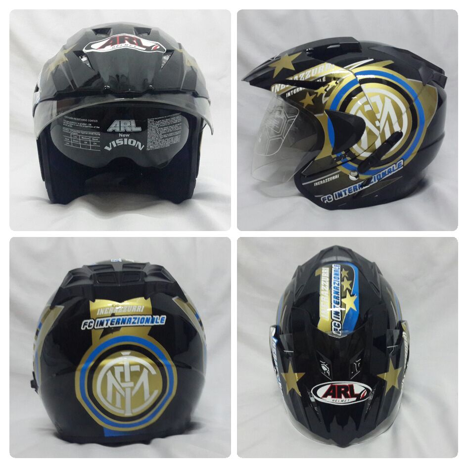 jual helm bola inter milan hitam visor sni helm club bola jual helm bola inter milan hitam visor sni helm club bola