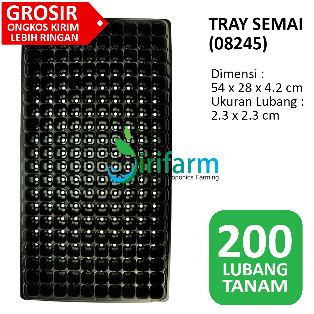 jual tray semai bibit pot 1 pcs 200 lubang ukuran 54 x jual tray semai bibit pot 1 pcs 200 lubang ukuran 54 x